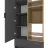 Шкаф Nex Home A001R, Dulap cu usi batante Nex Home A001R, 800x420x2300 mm, PAL Anthracite/Oak Artisan