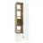 Dulap Nex Home A001L, Dulap cu usi batante Nex Home A001L, 800x420x2300 mm, White Snow/Oak Artisan