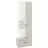 Шкаф Nex Home Dulap cu usi batante Nex Home A001L, 800x420x2300 mm, White Snow/Cashmere
