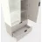 Шкаф Nex Home Dulap cu usi batante Nex Home A001L, 800x420x2300 mm, White Snow/Cashmere
