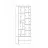 Шкаф Nex Home Dulap cu usi batante Nex Home A001L, 800x420x2300 mm, White Snow/Cashmere