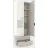 Шкаф Nex Home Dulap cu usi batante Nex Home A001L, 800x420x2300 mm, White Snow/Cashmere
