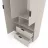 Dulap Nex Home Dulap cu usi batante Nex Home A002R, 1000x420x2300 mm, Cashmere