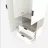 Dulap Nex Home Dulap cu usi batante Nex Home A002R, 1000x420x2300 mm, White Snow/Cashmere