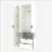 Dulap Nex Home Dulap cu usi batante Nex Home A002R, 1000x420x2300 mm, White Snow/Cashmere