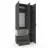 Шкаф Nex Home Dulap cu usi batante Nex Home A002L, 1000x420x2300 mm, Anthracite/Cashmere