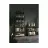 Стеллаж Nex Loft Raft metalic Nex Loft 900x800x400 mm, 3 rafturi, PAL, Anthracite/ Oak Artisan