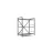 Стеллаж Nex Loft Raft metalic Nex Loft 900x800x400 mm, 3 rafturi, PAL, Anthracite/ Anthracite