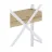 Стеллаж Nex Loft Raft metalic Nex Loft 1100x600x240 mm, 4 rafturi, PAL, White/ Oak Artisan