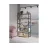 Стеллаж Nex Loft Raft metalic Nex Loft 1100x600x240 mm, 4 rafturi, PAL, Anthracite/ Oak Artisan