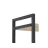 Стеллаж Nex Loft Raft metalic Nex Loft 1100x600x240 mm, 4 rafturi, PAL, Anthracite/ Oak Artisan