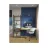 Стеллаж Nex Loft Raft metalic Nex Loft 1100x600x240 mm, 4 rafturi, PAL, Anthracite/ Oak Artisan