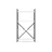 Стеллаж Nex Loft Raft metalic Nex Loft 1100x600x240 mm, 4 rafturi, PAL, Anthracite/ White snow