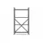 Стеллаж Nex Loft Raft metalic Nex Loft 1100x600x240 mm, 4 rafturi, PAL, Anthracite/ Anthracite