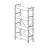 Стеллаж Nex Loft Raft metalic Nex Loft 1100x600x240 mm, 4 rafturi, PAL, Anthracite/ Anthracite
