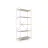 Стеллаж Nex Loft Raft metalic Nex Loft 1700x800x350 mm, 5 rafturi, PAL, White/ Oak Artisan