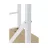 Стеллаж Nex Loft Raft metalic Nex Loft 1700x800x350 mm, 5 rafturi, PAL, White/ Oak Artisan