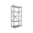 Стеллаж Nex Loft Raft metalic Nex Loft 1700x800x350 mm, 5 rafturi, PAL, Anthracite/ Anthracite