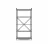Стеллаж Nex Loft Raft metalic Nex Loft 1700x800x350 mm, 5 rafturi, PAL, Anthracite/ Anthracite