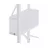 Raft Nex Loft Raft metalic Nex Loft 1800x600x240 mm, 6 rafturi, PAL, White/ White snow