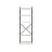 Стеллаж Nex Loft Raft metalic Nex Loft 1800x600x240 mm, 6 rafturi, PAL, Anthracite/ Oak Artisan