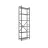 Стеллаж Nex Loft Raft metalic Nex Loft 1800x600x240 mm, 6 rafturi, PAL, Anthracite/ Anthracite