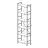 Стеллаж Nex Loft Raft metalic Nex Loft 1800x600x240 mm, 6 rafturi, PAL, Anthracite/ Anthracite