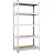 Стеллаж Nex Raft metalic de depozitare Nex Budget 1800x700x300 mm, 5 rafturi MDF, galvanizat