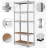 Raft Nex Raft metalic de depozitare Nex Budget 1800x900x400 mm, 5 rafturi MDF, galvanizat