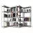 Raft Nex Raft metalic de depozitare Nex Budget 1800x900x400 mm, 5 rafturi MDF, galvanizat