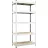 Raft Nex Raft metalic de depozitare Nex Budget 1800x900x400 mm, 5 rafturi MDF, galvanizat