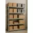 Raft Nex Raft metalic de depozitare Nex Budget 1800x900x400 mm, 5 rafturi MDF, galvanizat