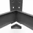 Raft Nex Raft metalic de depozitare Nex Standard 1800x900x400mm, 5 rafturi, MDF, antracit