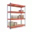 Raft Nex Raft metalic de depozitare Nex Titan 1800x1400x600 mm, 4 rafturi MDF, Blue/Orange