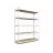 Raft Nex Raft metalic de depozitare Nex Titan 2160x1200x800 mm, 5 rafturi MDF, galvanizat