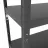 Стеллаж Nex Raft metalic de depozitare Nex Budget 1800x900x400 mm, 5 rafturi metal, Antracit