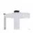Raft Nex Raft metalic de depozitare Nex Budget 1600x800x300 mm, 4 rafturi metal, galvanizat