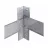 Raft Nex Raft metalic de depozitare Nex Budget 1600x800x300 mm, 4 rafturi metal, galvanizat