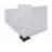 Стеллаж Nex Raft metalic de depozitare Nex Budget 1600x800x400 mm, 4 rafturi metal, galvanizat