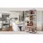 Стеллаж Nex Raft metalic de depozitare Nex Standard 1800x900x400mm, 5 rafturi, metal, galvanizat