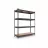 Raft Nex Raft metalic de depozitare Nex Titan 1800x1200x400mm, 4 rafturi, MDF, Antracit