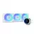 Cooler universal CHIEFTEC Chieftec Iceberg 360 A-RGB White Multi Compatible All-In-One CPU Water Cooler, Intel 1851/1700/1200/115X AMD AM5, AM4, Pump: 1800–2700rpm, 3x120mm A-RGB Fan 500–2200rpm, Airflow 64.72 cfm, Fluid Dynamic Bearing, CLC-360-RGB-W