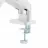 Регулируемый кронштейн для монитора GEMBIRD Table/desk 2-display mounting "MA-DA2-06-W" WHITE Gembird (rotate,tilt,swivel), 17”-32”, up to 9 kg, VESA:75x75, 100x100