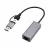 Adaptor de retea Cablexpert USB 3.1 + type-C Gigabit network adapter Cablexpert, Space grey, A-USB3AC-LAN-01