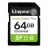 Карта памяти KINGSTON 64GB SD Class10 UHS-I U1 (V10)  Kingston Canvas Select Plus,  Up to: 100MB/s