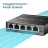 Comutator de retea TP-LINK TP-LINK TL-SG105E  5-port Gigabit Easy Smart Switch, Black, 5 10/100/1000M RJ45 ports, Steel case, QoS, IGMP Snooping