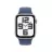 NULL APPLE Apple Watch SE 2 GPS 40mm Silver Aluminum Case with Denim Sport Band S/M MXFV3