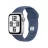 NULL APPLE Apple Watch SE 2 GPS 40mm Silver Aluminum Case with Denim Sport Band S/M MXFV3