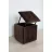 Puf Nex Home Cub Transformer 5 scaune in 1 Nex Home N19, Maro inchis