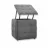 Puf Nex Home Cub Transformer 5 scaune in 1 Nex Home N54, Graphite Teddy